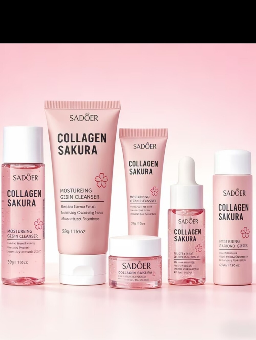 Collagen Sakura Moisturizing Skincare Set